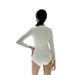 Women's Clothing Long Sleeved Swimsuit Korean Style One Piece Super Fairy Slimming Tummy Concealing Sun Protection For Hot Springs And Swimming_ecoleips.com