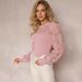 Elegant Lace-Inset Long Sleeve T-Shirt – Breathable Office-to-Evening Blouse For Women_ecoleips.com
