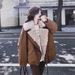 girl Girl 2025 New Korean Style Workwear Lamb Wool Large Lapel Parka Women, Loose Casual Thickened Fleece Jacket For Autumn And_ecoleips.com