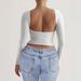 Women's Clothing Women's Elegant Slim Fit Knitted Top Round Neck Long Sleeve Autumn/Winter Y2K Long Sleeve For Formal & Casual_ecoleips.com