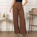 Suitable For All Seasons 2025 Autumn New Women's High Waist Casual Loose Straight Wide Leg Pants_ecoleips.com