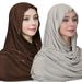 Women's Clothing Muslim Accessories Premium Modal Hijab Scarf With Rhinestone Embellishments – Soft & Breathable Long Shawl For Women, Elegant_ecoleips.com