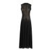 Women's Clothing Retro Lace Design Long Skirt Lace Collar Slim Fit Elegant Long Dress_ecoleips.com
