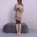 Women's Casual Loose Pullover Sweatshirt Lace Trim Slit Mid Length Fashion Autumn_ecoleips.com