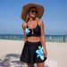 Women’s Bikini Set – High Elasticity & Quick-Dry, Floral Print, S/M/L/XL (Pink/Blue/Green, No Underwire)_ecoleips.com