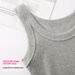 White Ribbed Camisole Women, Pure Cotton Fashionable Knitted Base Shirt, Anti-Exposure For Spring And Summer_ecoleips.com