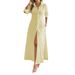 DiYun European American Casual Resort Style Long-sleeved Cardigan Long Dress Women's Clothing 2025 Autumn And Winter_ecoleips.com