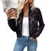 Aria Basics 2025 Autumn Winter New Elegant Women's Jacquard Lace Sheer Zipper Short Jacket Coat_ecoleips.com