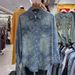 Women's European Style Rhinestone Jacquard Denim Shirt Heavy Duty Loose Fit Long Sleeve Fashionable Top for Spring Autumn_ecoleips.com