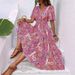 Temperament Fashionable High-Waisted Bohemian Resort Ethnic Style Women's Jumpsuit_ecoleips.com