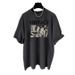 European Style Women's Oversized T-Shirt Short Sleeve Longline round Neck Casual Top American Vintage Inspired Streetwear_ecoleips.com