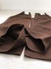 K American Retro Coffee Color Narrow Straight Leg Jeans For Women, New High Waisted Loose Fit Slimming Casual Wide Leg Pants_ecoleips.com