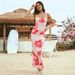 Summer Fashion Maxi Skirt Dress For Women Travel Vacation Beachy Design Printed_ecoleips.com