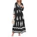 2025 Autumn Bohemian Floral Long Sleeve V-Neck Flowy Elegant Beach Dress For Women_ecoleips.com