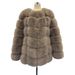 Plus Size Faux Fur Coat Women's Winter Fashion Coat Elegant Long Sleeve Office Wear (S-XXXL, Dusty Rose/Custom) - Eco-Friendly Luxe Outerwear_ecoleips.com