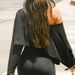 Relaxed Fit off Shoulder Long Sleeve Sweatshirt Casual Instagram Style Cropped Top Loose Fitting Slimming Effect American Hot Girl_ecoleips.com