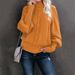 Women's High Neck Loose Knit Sweater Spring Autumn Winter Fashion Acrylic Pullover England Style Outerwear_ecoleips.com