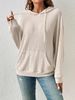 Soft Knit Hooded Sweater For Women - Cozy Oversized Pullover With Long Sleeves, Casual Elegance For Fall & Winter, Available In Multiple Colors_ecoleips.com