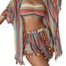 Trendy Halter Neck Bikini Two Piece Set Middle Eastern Sexy Print Women's Swimwear_ecoleips.com