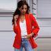 Women's Clothing Autumn And Winter New Products Long Sleeved Lapel Solid Color Casual Tops Small Suit Jacket Women's Trend_ecoleips.com