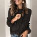 Elegant Lace Long Sleeve Blouse With Bell Sleeves - Breathable Cotton Blend, Loose Fit, Round Neck, Versatile For Casual & Streetwear_ecoleips.com