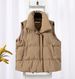 Cotton vest womenKorean version of the small stand up collar new sleeveless cotton vest outer wear vest jacket trendy_ecoleips.com
