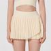 K Yoga Short Skirt, Sports Running Pleated Skirt, Fake Two-piece Anti Glare, Lined Golf Tennis Skirt_ecoleips.com