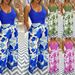 Women's Clothing New Fashion Prints Two Piece Vest And Trousers Suit_ecoleips.com
