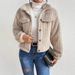 Oversized Lapel Coat For Women – Lightweight Double-Faced Polyester Jacket (XS-XL, Beige) | Fall/Winter Minimalist Streetwear_ecoleips.com