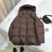 Girl Girl Girl Extra Large Size 100kg Thickened Down For Women Winter New Korean Style Puffer With Hood Coat Cotton Padded Jacket_ecoleips.com