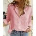 Aria Basics Aria Basics 2025 Spring Autumn European And American Solid Color Casual Loose Long Sleeve Linen Shirt In Stock_ecoleips.com