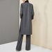 Women's Clothing New Women's Autumn and Winter Mid Length Two Piece Trousers Woolen Coat Wide Leg Pants Casual Fashion Suit Female Trend_ecoleips.com