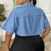 Women's Clothing Denim Jacket Summer Thin Style Designer Loose Short Shirt_ecoleips.com