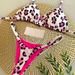 Women's Clothing Sexy Bikini Swimsuit Beachwear With Special Fabric Print Summer Vacation Polyester_ecoleips.com