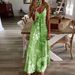 2022wish Cross-border Summer European And American Women's Slim Fit Long Floral Strap Dress For Women_ecoleips.com