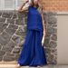 Women's Clothing Casual Large Size Suit Loose Solid Color Cotton And Linen Sleeveless Trousers Two Piece Suit_ecoleips.com