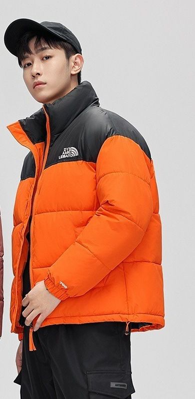 Unisex Color-Block Puffer Jacket - Lightweight Quilted Coat With Relaxed Fit For Men & Women_ecoleips.com