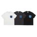 Women's Clothing Denim Pocket Round Neck Short Sleeve T Shirt_ecoleips.com