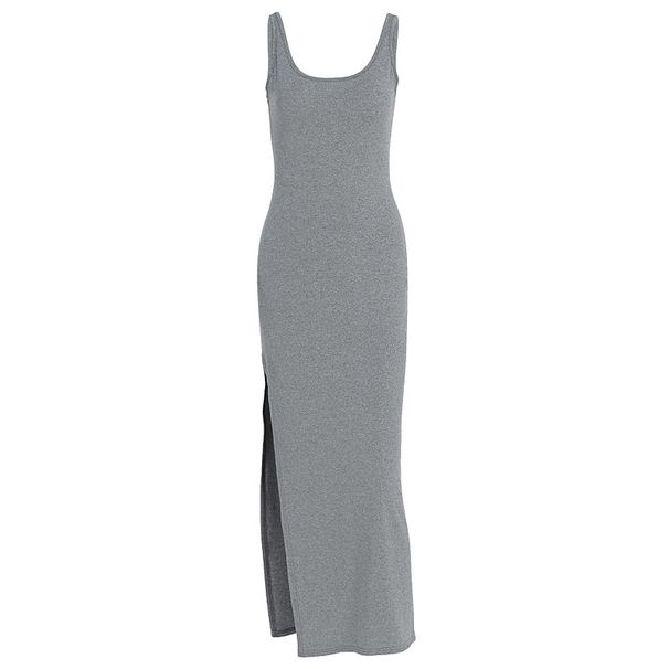 New Arrival Summer Women Sexy Backless Slim Dress Bodycon Slit Spaghetti Strap Dress For Party Beach Vacation Daily Outfit_ecoleips.com