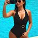 Women's Clothing Sexy One Piece Swimsuit For Women Style Quick-Dry Polyester, Modest Coverage Beach & Pool Ready_ecoleips.com