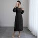 Women's Clothing Autumn New Gentle Style High End Temperament Spring And Autumn Tea Break Long Dress_ecoleips.com