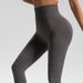 European And American Sexy Line Hip Lift Sports Leggings Women's High Waist High Elastic Fitness Pants Running Yoga Pants_ecoleips.com