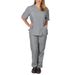 Women's Clothing Summer Hand Washing Clothes Thin Male Doctor Surgical Clothes Female Nurse Work Clothes Elastic Quick Drying Suit_ecoleips.com