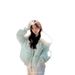 girl Girl 2025 New White Duck Short Down Jacket For Women, Elegant Sweet Warm Solid Color With Fur Collar And Long Sleeves_ecoleips.com