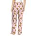 Pink Rilakkumas Cartoon Women Loungewear Pants With Pockets Pajama Pants Home Pj Bottoms_ecoleips.com