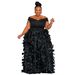 Verve N8052 Women's Plus Size High Waist Slimming Elegant Party Evening Dress_ecoleips.com