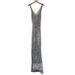 Women’s Clothing Glittery Look Fashion Diamond Dress Long Vest Dress Hot Diamond V Neck Net Celebrity Beach Wear Nightclub Clothing Trend_ecoleips.com