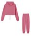 Women's Clothing Stylish Long Sleeve Sporty Lounge Set - 3D Print Jogger Pants & Floral Sleeve Top - Gothic Streetwear (Blue/White/Khaki/Purple/Pink)_ecoleips.com