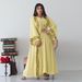 Modest Muslim Maxi Dress – Flowy Chiffon Abaya With Embroidery & Matching Hijab (S-XXL, Lightweight For Gulf Summer & Western Modest Fashion)_ecoleips.com