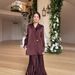 Elegant Commuter Suit Jacket with Pleated Skirt for Women New Style Middle Eastern Arabian Fashion in Stock_ecoleips.com